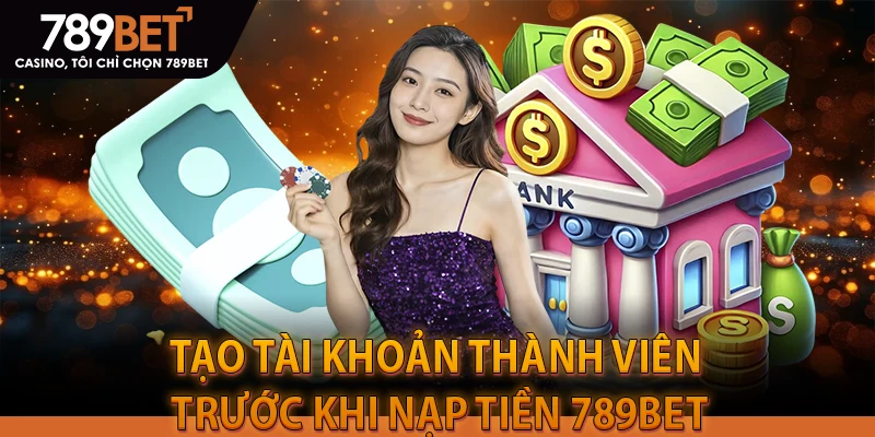 TẠO TÀI KHOẢN THÀNH VIÊN TRƯỚC KHI NẠP TIỀN 789BET